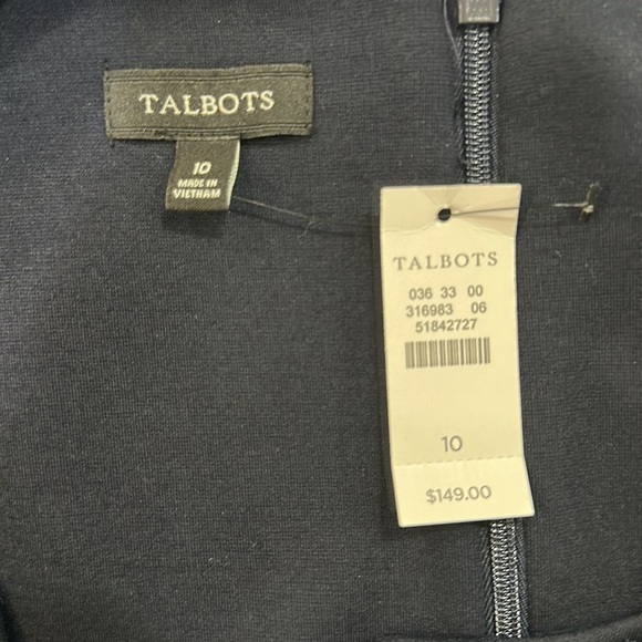 Beautiful comfortable Talbots size 10 (navy blue ) - Picture 7 of 7